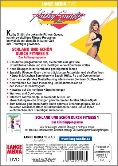 Kathy Smith 2 - Das Geheimnis Eines Schönen Körpers: Fitness-DVD Für Beine, Po & Oberschenkel